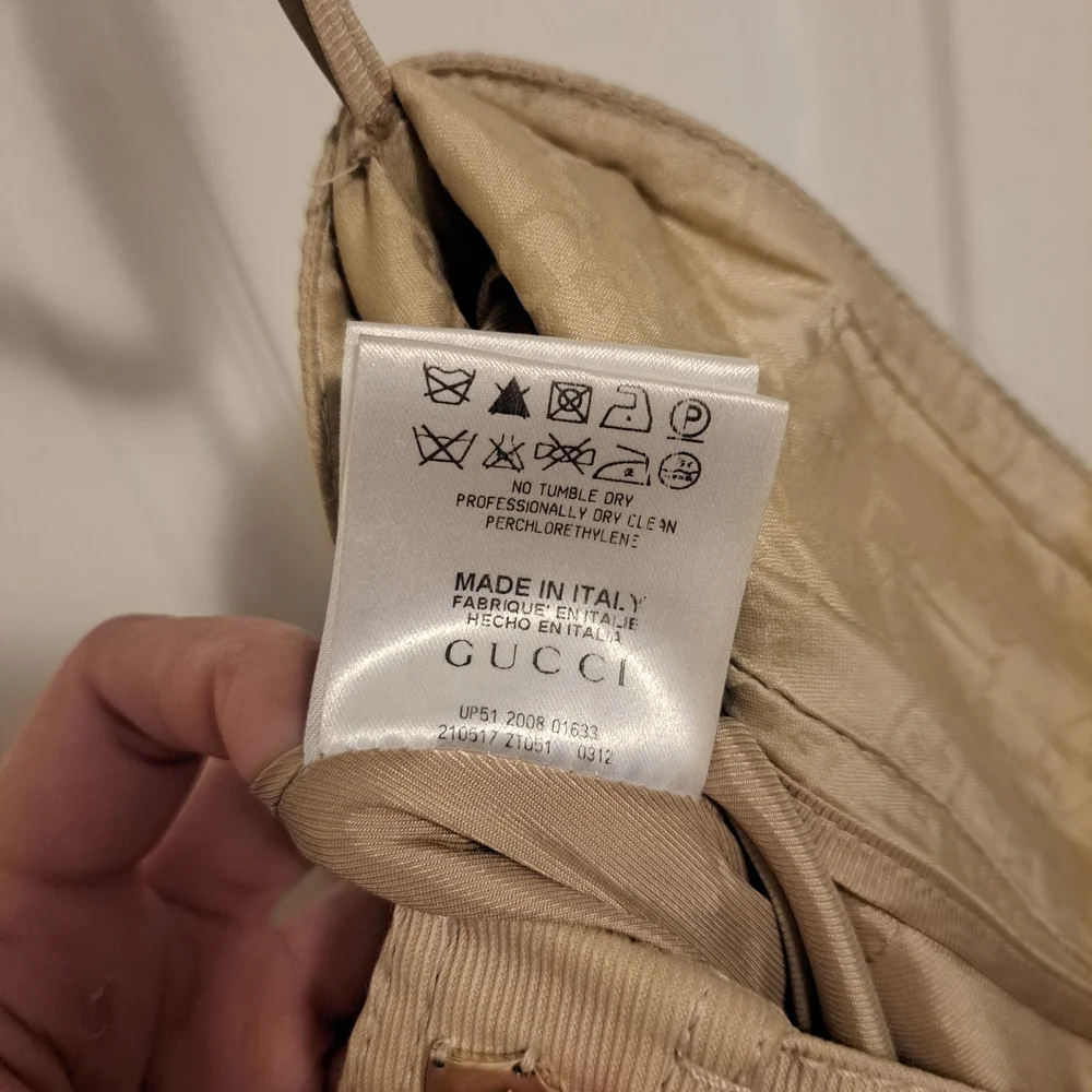 Gucci Women's Beige Skirt with Pocket Details - Picture 5 of 8